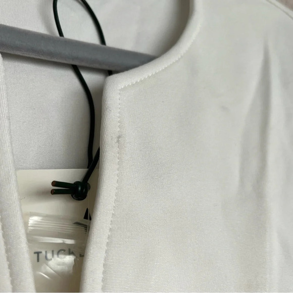 Tuckernuck White Lace Up Sheath Dress-Women’s XL-Preppy-Bridal-Wedding-Bride-NEW - Picture 7 of 13